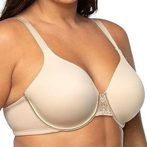 VANITY FAIR Beauty Back Full Figure Underwire Bra 42DD (42E) 76380 Neutral NWT - Picture 1 of 8